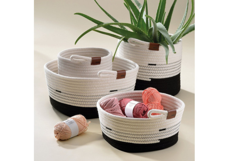 Panier Hedda 20 cm - Design en fibres mélangées - KE 244568 - Kela Badkamer 2