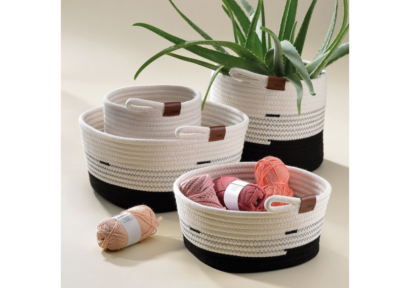 Panier Hedda 20 cm - Design en fibres mélangées - KE 244568 - Kela Badkamer Panier Hedda 20 cm - Design en fibres mélangées - KE 244568 - Kela Badkamer