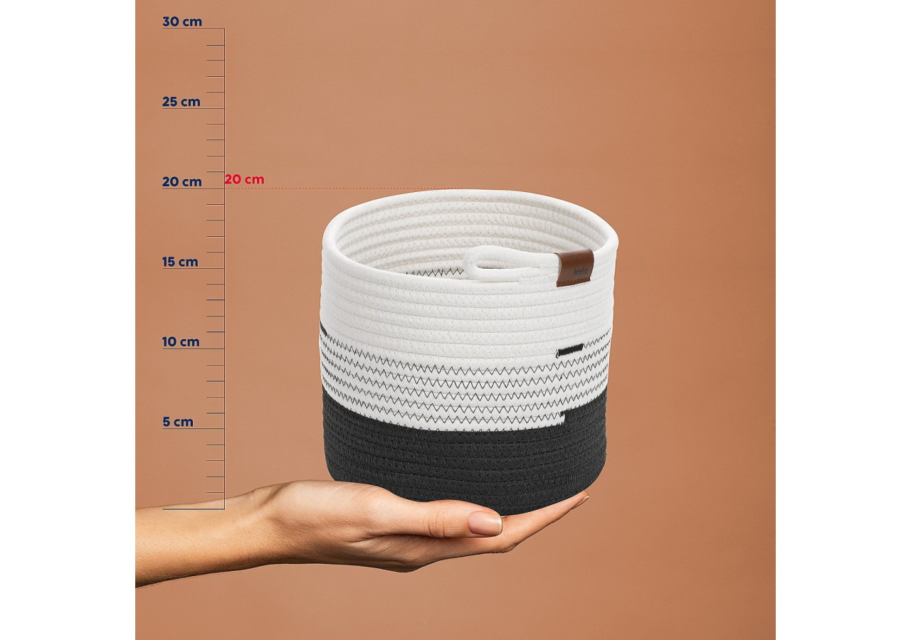 Panier Hedda 20 cm - Design en fibres mélangées - KE 244568 - Kela Badkamer