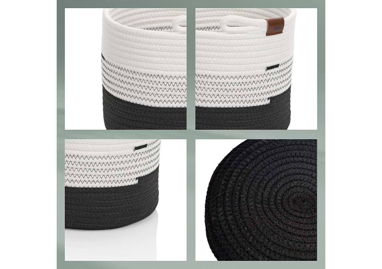 Panier Hedda 20 cm - Design en fibres mélangées - KE 244568 - Kela Badkamer