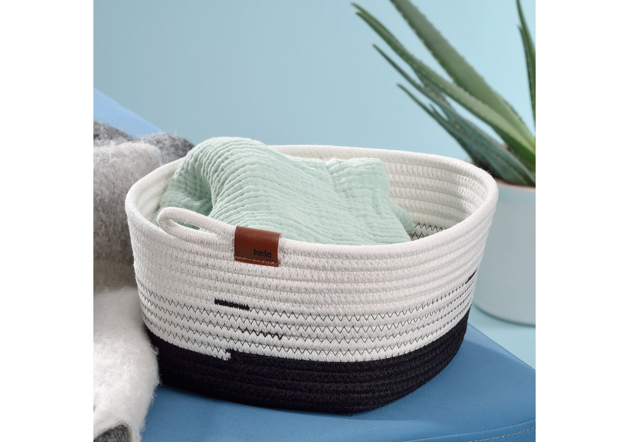 Panier Hedda 20 cm - Design en fibres mélangées - KE 244568 - Kela Badkamer