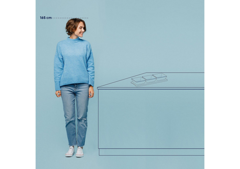 Set de 3 Bols Philipa - Porcelaine et Bambou - KE 122613 - Kela Keuken