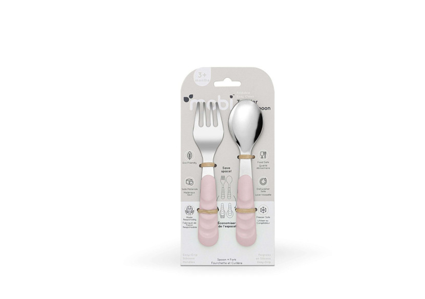 Set de Cuillère et Fourchette pour Tout-Petits - Petal - MO 882482 - Mobi