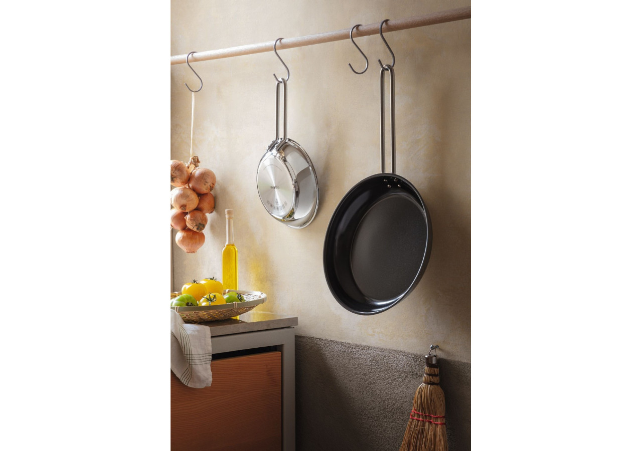 Poêle en Acier Inoxydable Recyclé - 28 cm - ES 210669 - Eva Trio