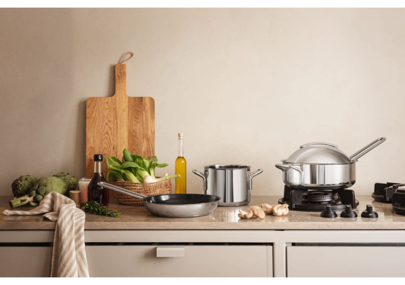 Poêle en Acier Inoxydable Recyclé - 28 cm - ES 210669 - Eva Trio Poêle en Acier Inoxydable Recyclé - 28 cm - ES 210669 - Eva Trio