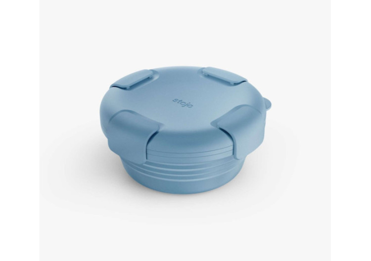 Bol Pliable avec Couvercle - 1,1L en silicone et plastique recyclable - ST 130097 - Stojo