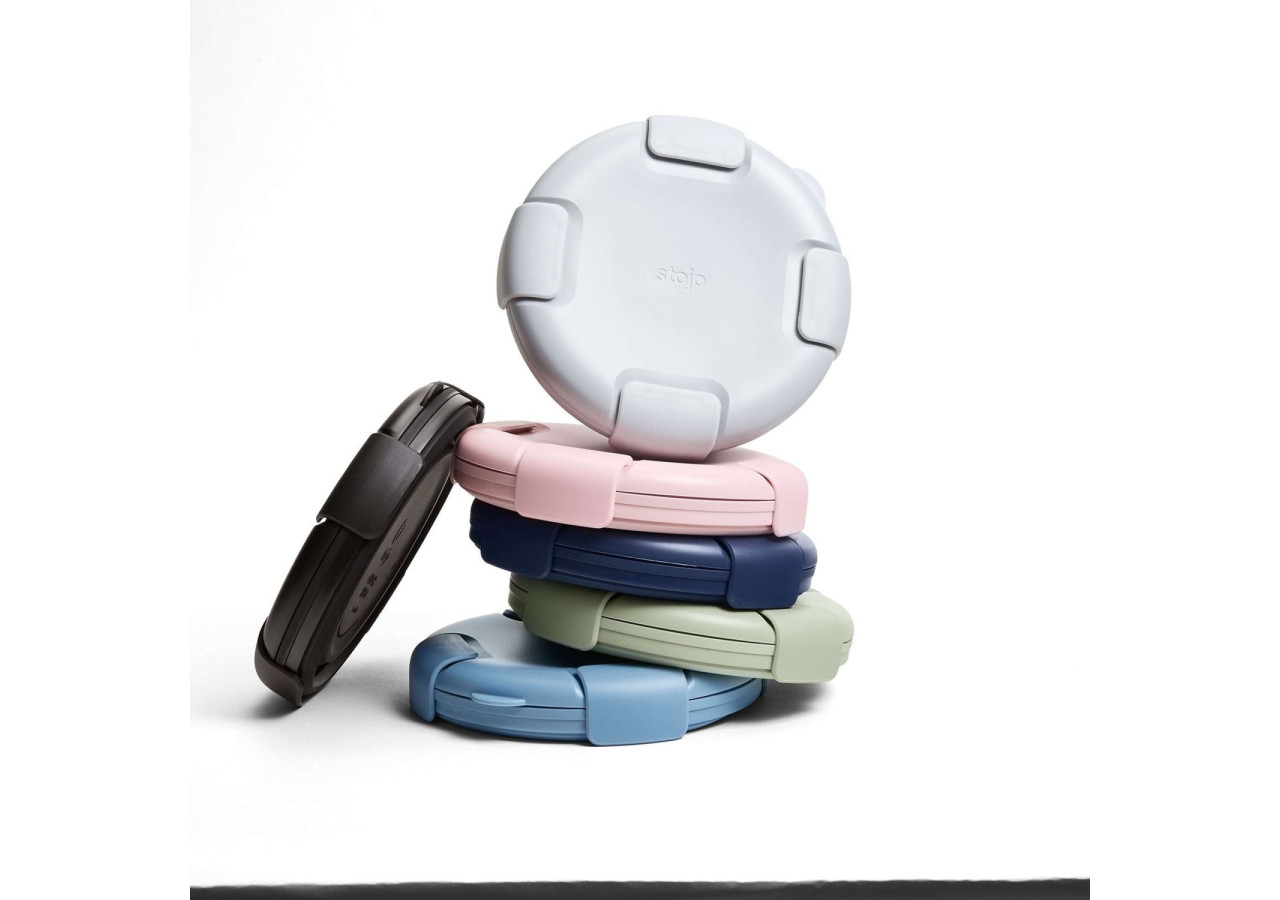 Bol Pliable avec Couvercle - 1,1L en silicone et plastique recyclable - ST 130097 - Stojo