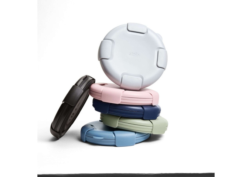 Bol Pliable avec Couvercle - 1,1L en silicone et plastique recyclable - ST 130097 - Stojo