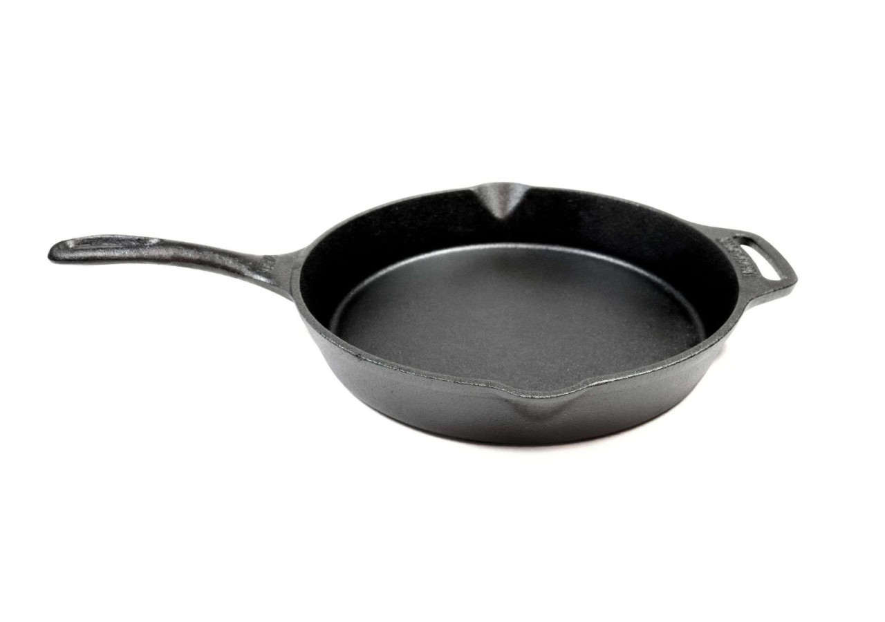 Poêle Skillet en Fonte - 25 cm, idéale pour cuisson haute température - VH 497761 - Valhal