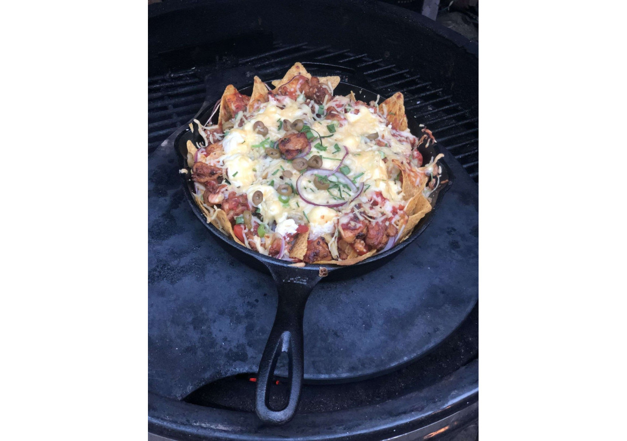 Poêle Skillet en Fonte - 25 cm, idéale pour cuisson haute température - VH 497761 - Valhal