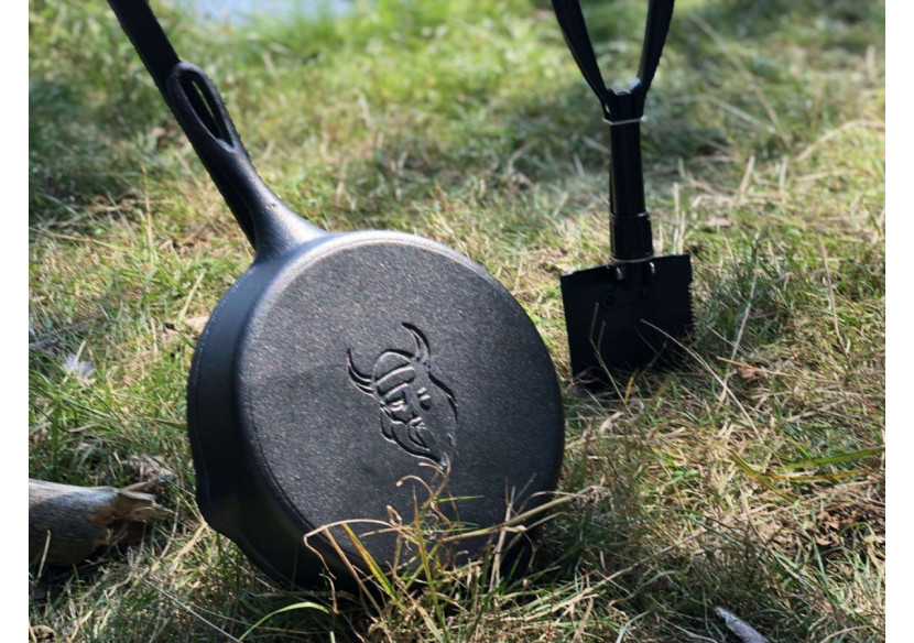 Poêle Skillet en Fonte - 25 cm, idéale pour cuisson haute température - VH 497761 - Valhal Poêle Skillet en Fonte - 25 cm, idéale pour cuisson haute température - VH 497761 - Valhal