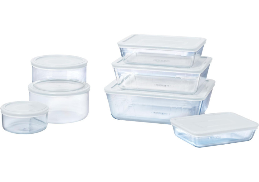 Sceau Cook & Freeze - Verre 22 x 17 cm avec couvercle hermétique - PY 000711 - Pyrex