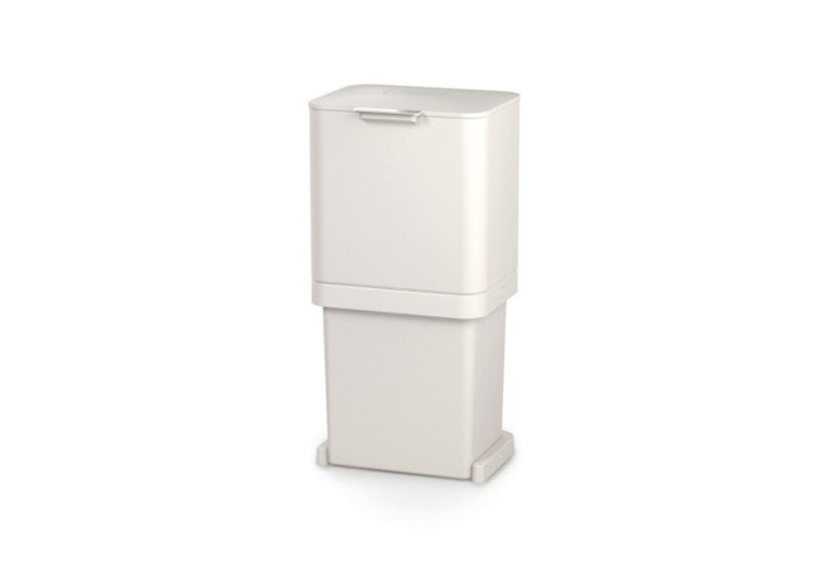 Poubelle Totem Pop - 2 compartiments de 30 litres pour un tri facile - JJ 001716 - Joseph Joseph