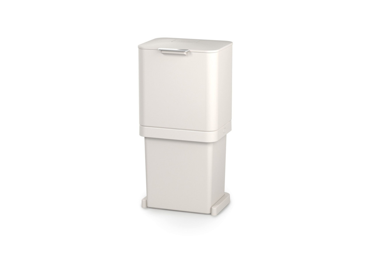 Poubelle Totem Pop - 2 compartiments de 30 litres pour un tri facile - JJ 001716 - Joseph Joseph