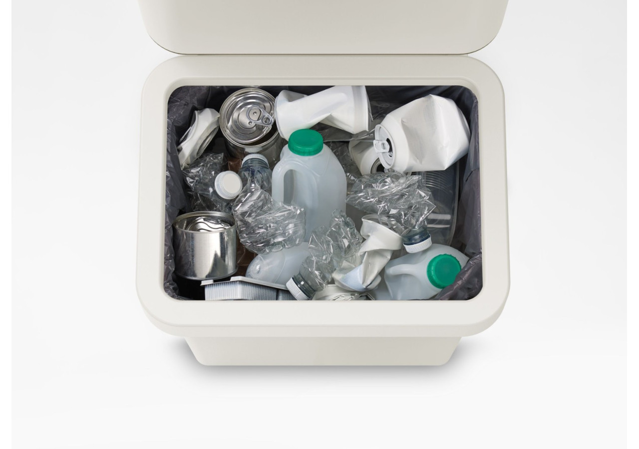 Poubelle Totem Pop - 2 compartiments de 30 litres pour un tri facile - JJ 001716 - Joseph Joseph