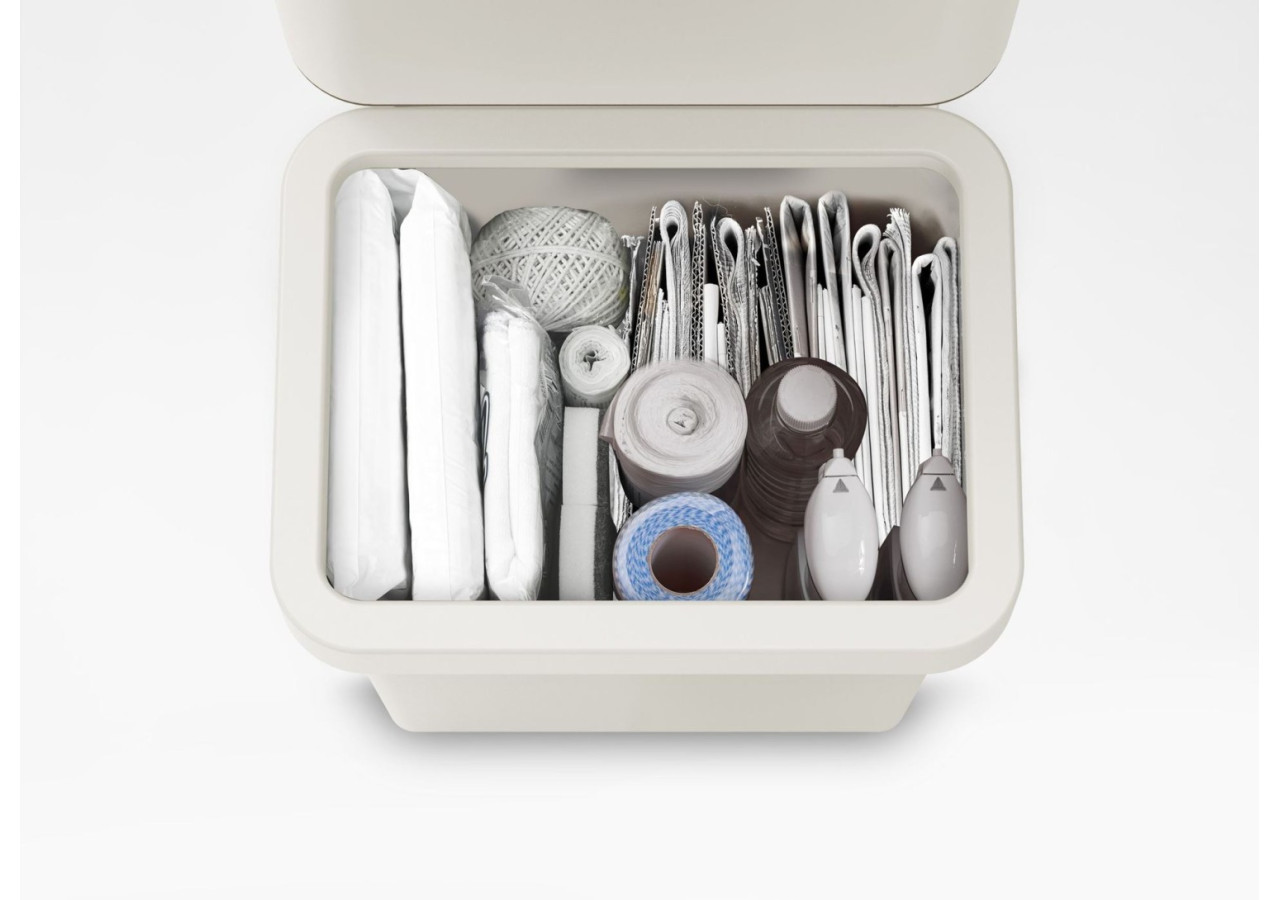 Poubelle Totem Pop - 2 compartiments de 30 litres pour un tri facile - JJ 001716 - Joseph Joseph