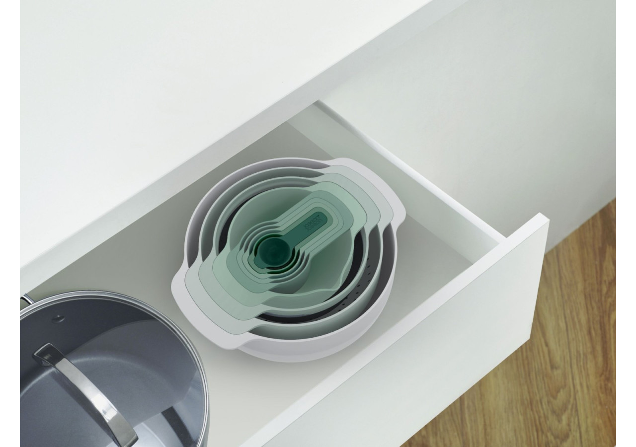 Set de bols Nest 9 Plus - 9 pièces avec cuillères de mesure incluses - JJ 004267 - Joseph Joseph