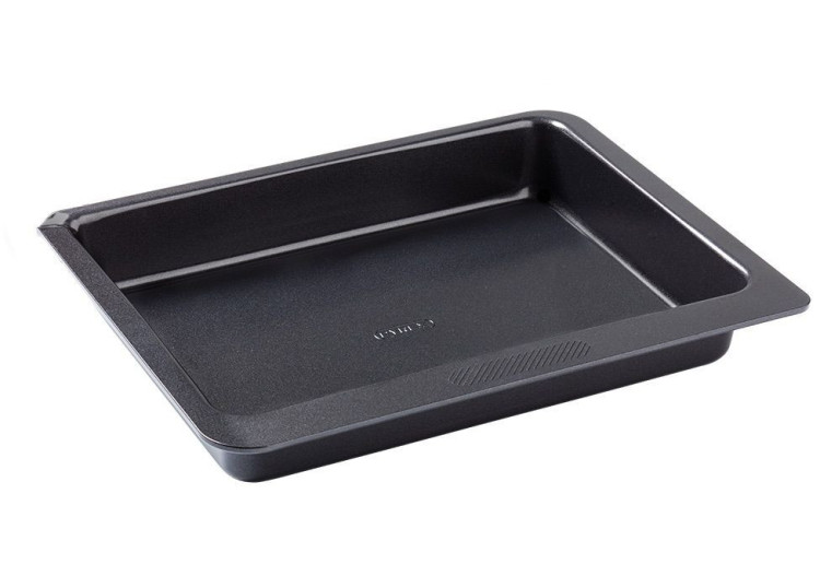 Plat de cuisson Magic Ovenshaal - Métal noir 35 x 27 cm avec revêtement antiadhésif - PY 276474 - Pyrex