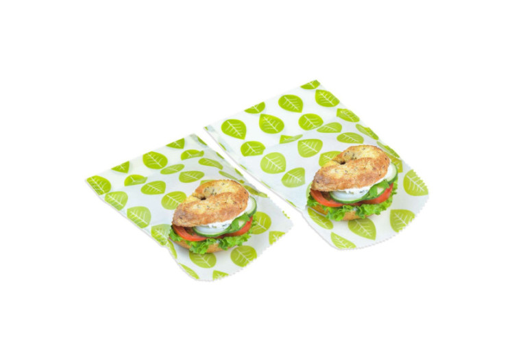 Set de 2 Sacs à Lunch en Cire Végétale - Écologiques et Durables - BW 741584 - Bee's Wax