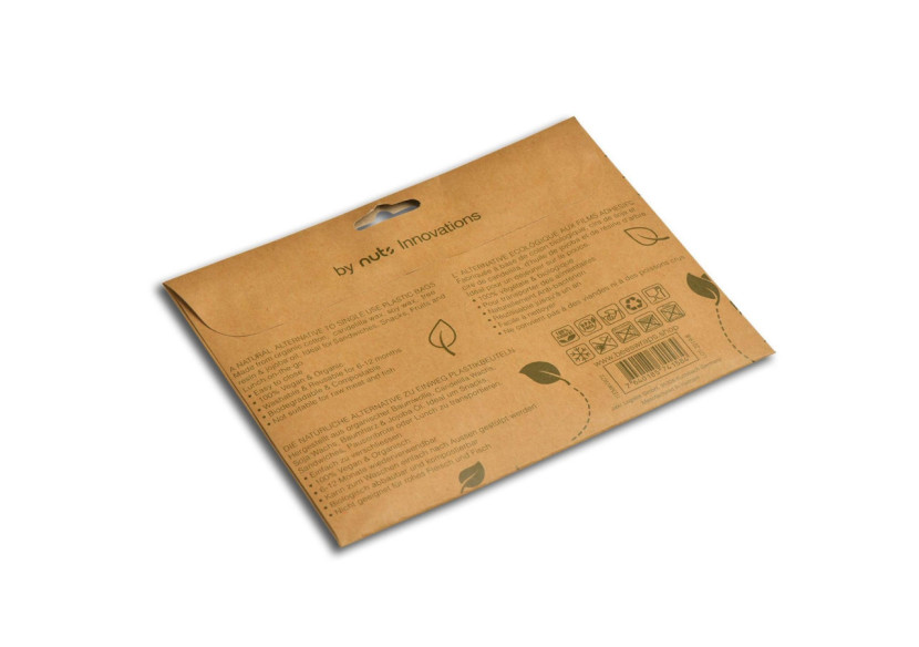 Set de 2 Sacs à Lunch en Cire Végétale - Écologiques et Durables - BW 741584 - Bee's Wax