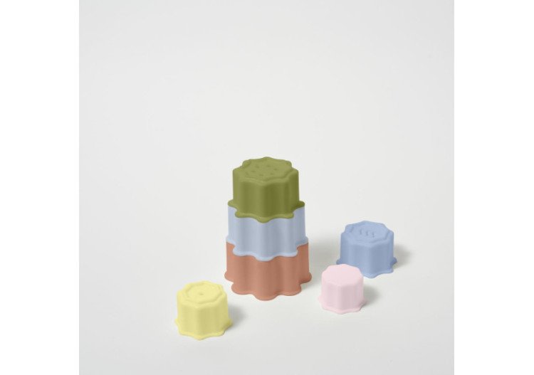 Torre de Empilage en Silicone Circus - Développement des Compétences Motrices - SU 059081 - Sunnylife