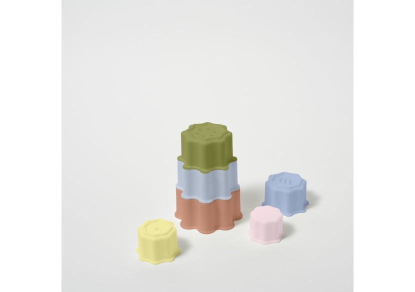 Torre de Empilage en Silicone Circus - Développement des Compétences Motrices - SU 059081 - Sunnylife