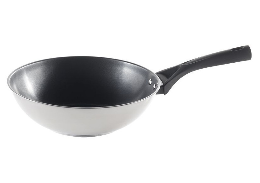 Wok Expert Touch - Acier Inox 28 cm - PY 275279 - Pyrex