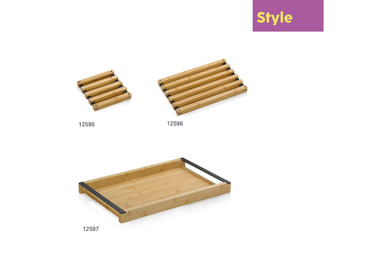 Dessous de Plat Kiril - Bambou 20x20 cm - KE 125959 - Kela Keuken