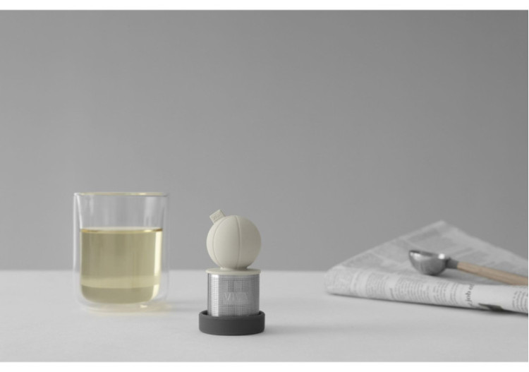 Filtre à Thé Flottant Infusion - Acier et Silicone - VI 776412 - Viva 2