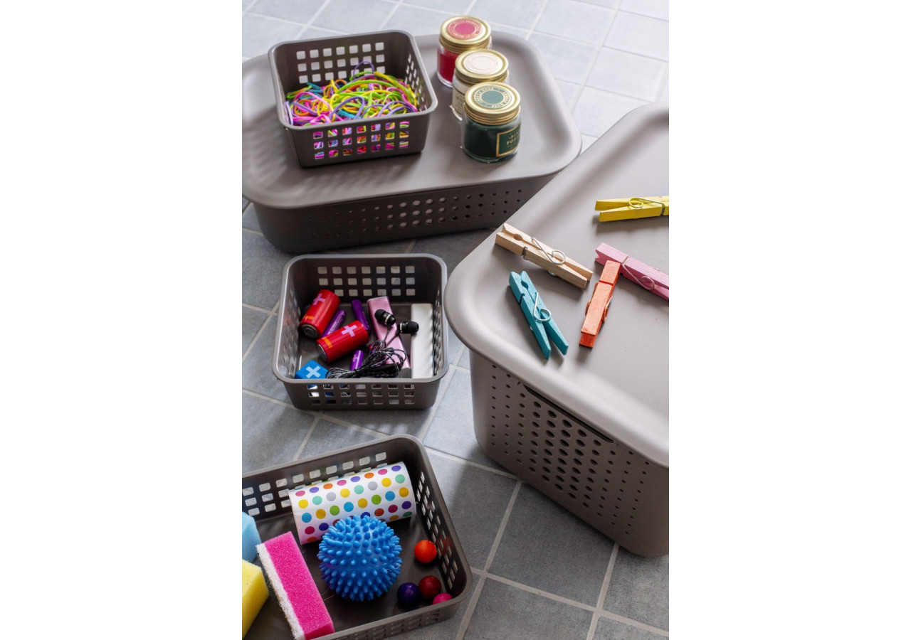 Panier de Rangement SmartStore - 2 Litres Taupe - OR 186446 - Orthex