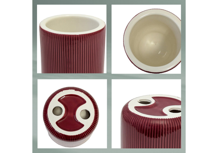 Brosse de Toilette Ava - Framboise avec Support - KE 244131 - Kela Badkamer Brosse de Toilette Ava - Framboise avec Support - KE 244131 - Kela Badkamer