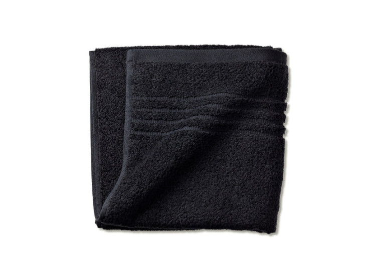 Serviette Leonora Night Black - 50x100 cm en Coton Premium - KE 234262 - Kela Badkamer