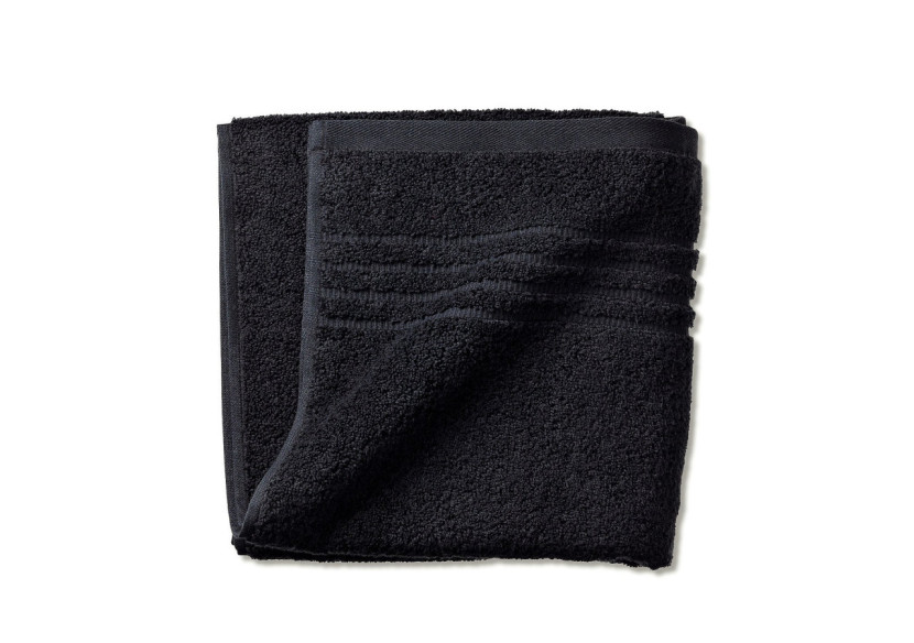 Serviette Leonora Night Black - 50x100 cm en Coton Premium - KE 234262 - Kela Badkamer Serviette Leonora Night Black - 50x100 cm en Coton Premium - KE 234262 - Kela Badkamer