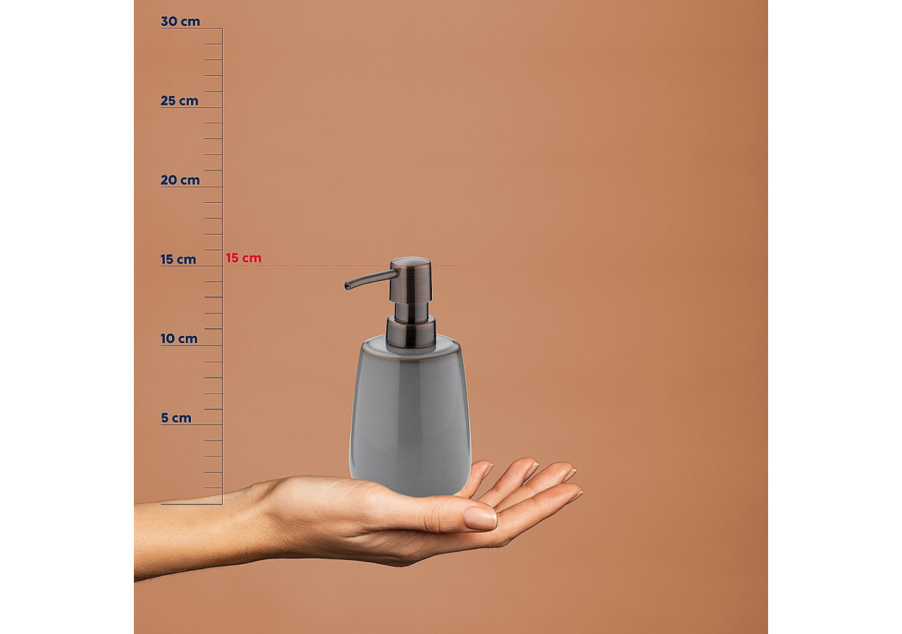 Distributeur de Savon Liana - 300 ml en Céramique - KE 236228 - Kela Badkamer