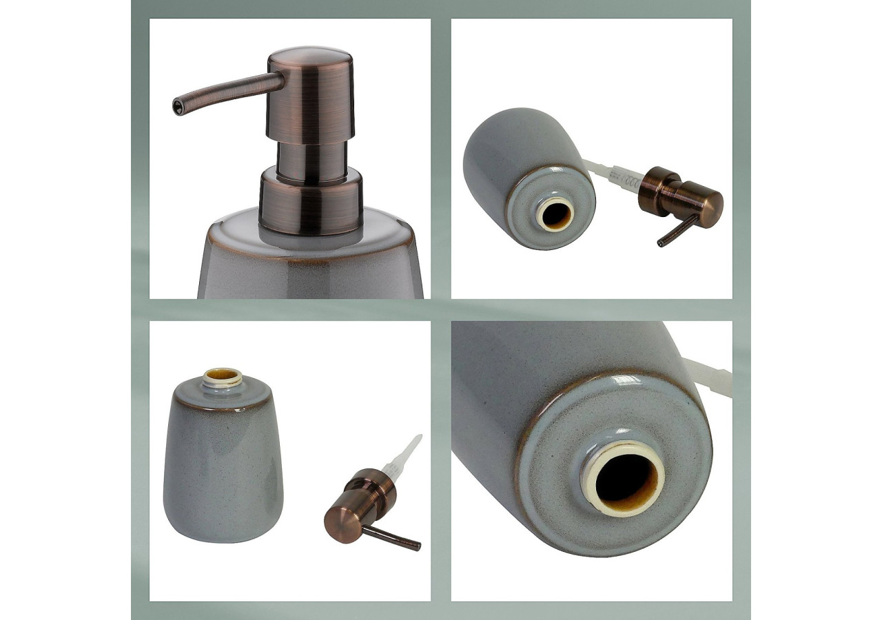 Distributeur de Savon Liana - 300 ml en Céramique - KE 236228 - Kela Badkamer