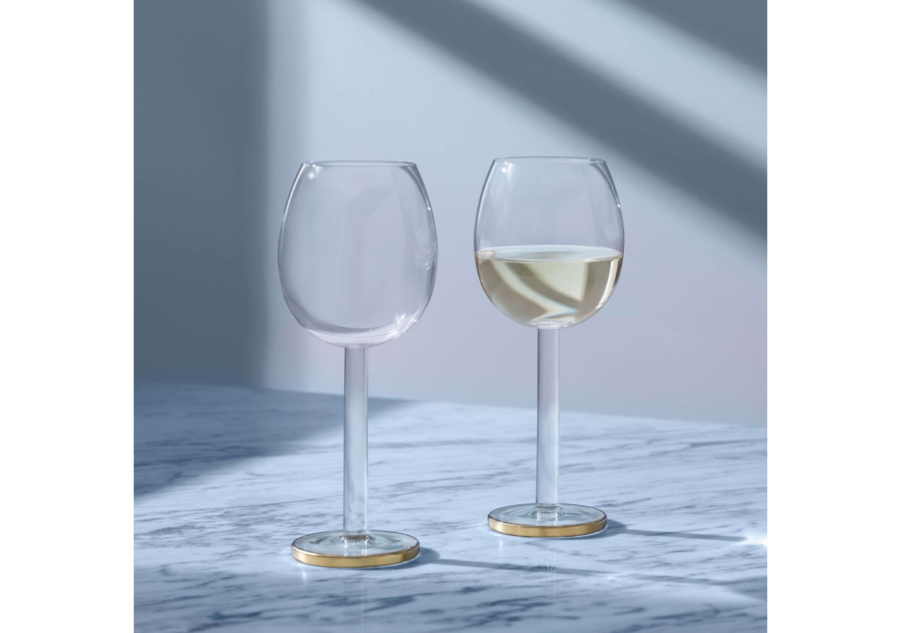 Set de 2 Verres à Vin Luca - 320 ml en cristal élégant - LS 578885 - L.S.A.