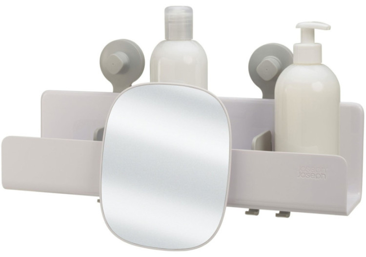 Organisateur de Douche EasyStore - Grand avec miroir et crochets - JJ 002874 - Joseph Joseph 2