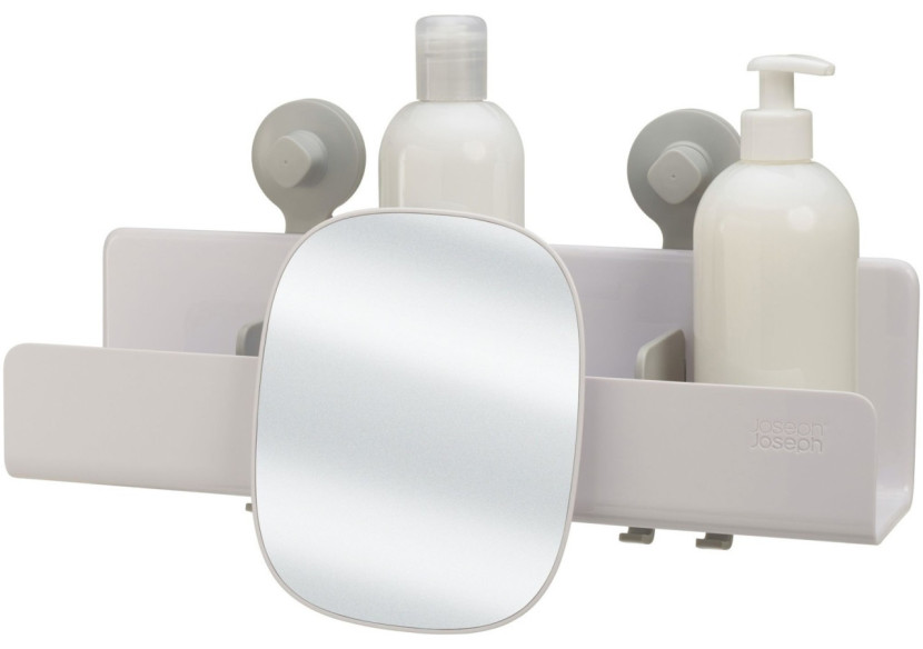 Organisateur de Douche EasyStore - Grand avec miroir et crochets - JJ 002874 - Joseph Joseph Organisateur de Douche EasyStore - Grand avec miroir et crochets - JJ 002874 - Joseph Joseph