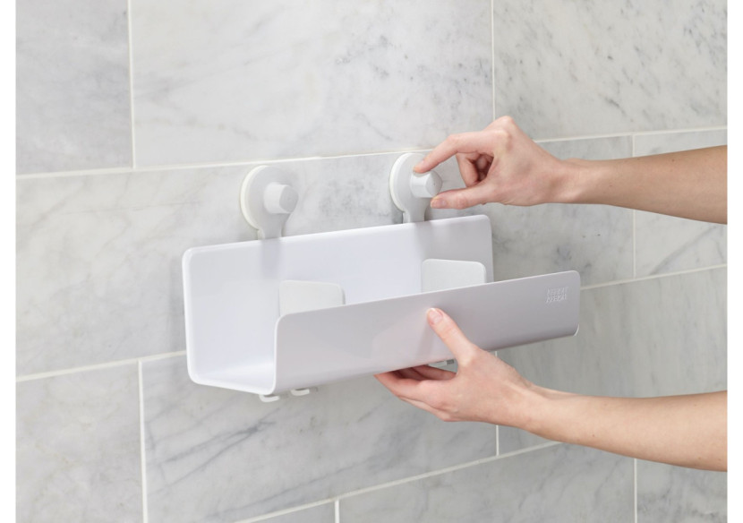 Organisateur de Douche EasyStore - Grand avec miroir et crochets - JJ 002874 - Joseph Joseph Organisateur de Douche EasyStore - Grand avec miroir et crochets - JJ 002874 - Joseph Joseph
