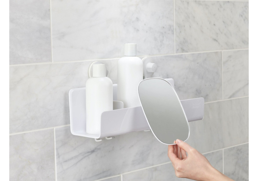Organisateur de Douche EasyStore - Grand avec miroir et crochets - JJ 002874 - Joseph Joseph Organisateur de Douche EasyStore - Grand avec miroir et crochets - JJ 002874 - Joseph Joseph