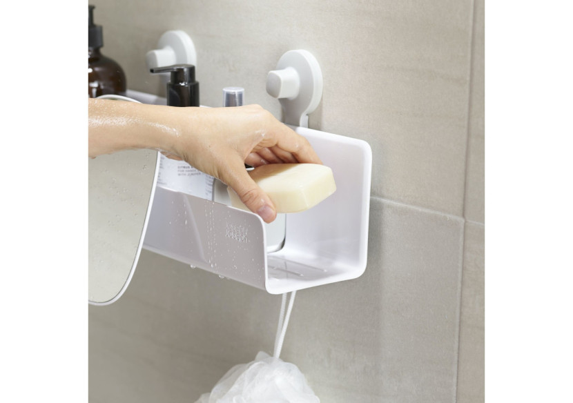 Organisateur de Douche EasyStore - Grand avec miroir et crochets - JJ 002874 - Joseph Joseph Organisateur de Douche EasyStore - Grand avec miroir et crochets - JJ 002874 - Joseph Joseph