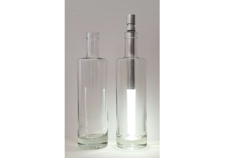 Bouteille Fles Titano 500 ml - Verre soufflé à la main, design élégant - BL 369650 - BottleLight