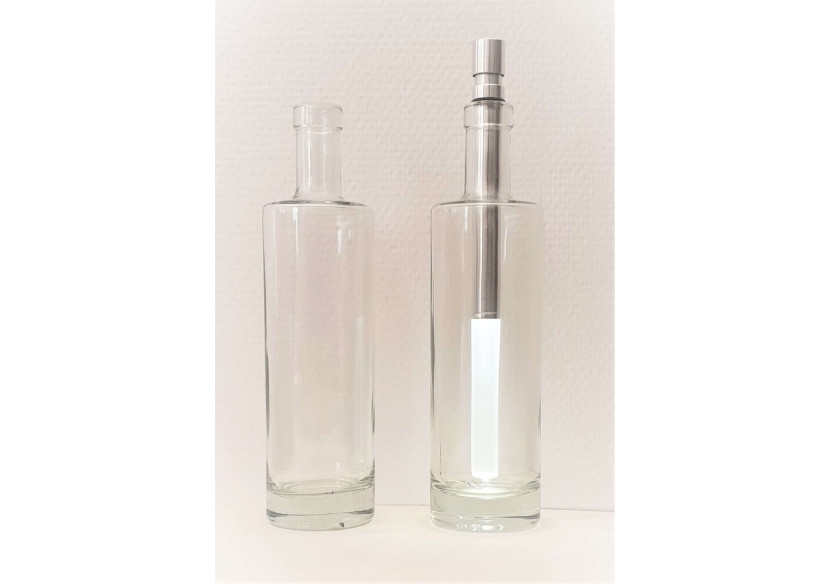 Bouteille Fles Titano 500 ml - Verre soufflé à la main, design élégant - BL 369650 - BottleLight