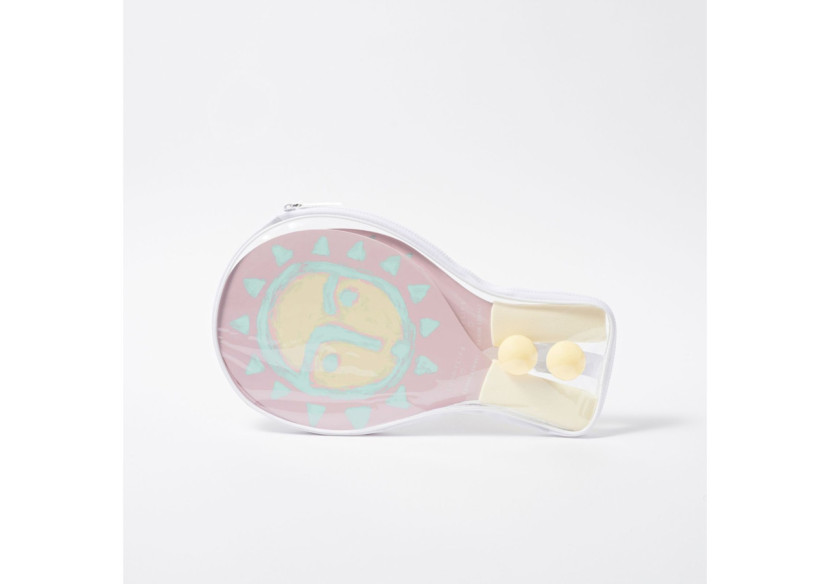 Set de Tennis de Plage Sun Face - Amusement estival - SL 056394 - Sunnylife