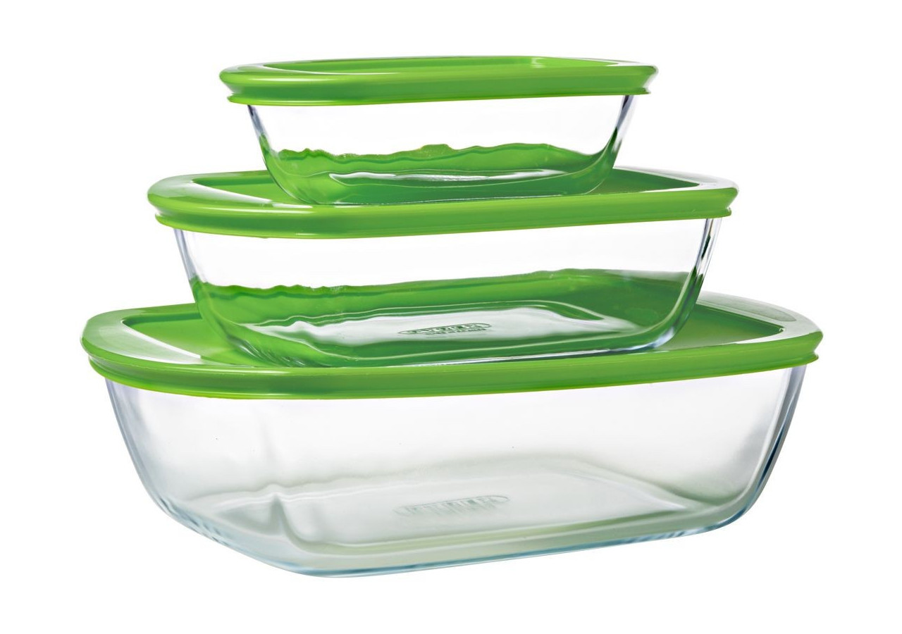 Plat Cook & Store Rectangulaire 1,1 L - Avec couvercle hermétique - PY 020121 - Pyrex