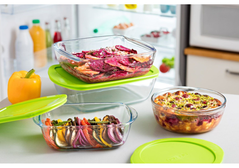 Plat Cook & Store Rectangulaire 1,1 L - Avec couvercle hermétique - PY 020121 - Pyrex