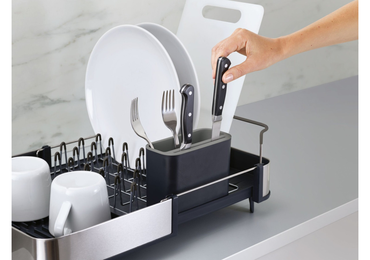 Égouttoir extensible en acier - Pratique et design pour toutes les cuisines - JJ 001891 - Joseph Joseph