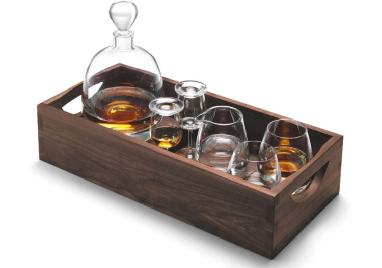 Set Whisky Islay Connoisseur - 6 verres avec plateau en noyer - LS 527616 - L.S.A.