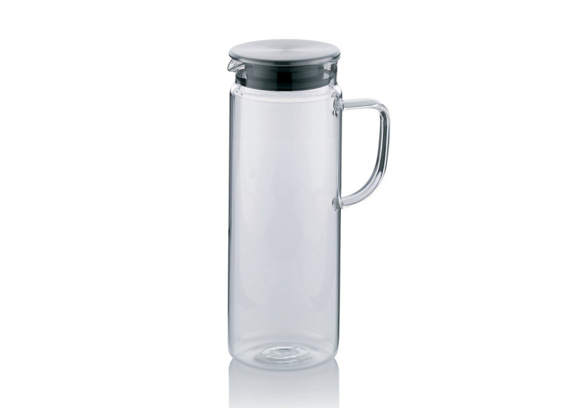 Carafe à jus Sapkan - Verre 1,6L avec couvercle en inox - KE 113987 - Kela Keuken Carafe à jus Sapkan - Verre 1,6L avec couvercle en inox - KE 113987 - Kela Keuken