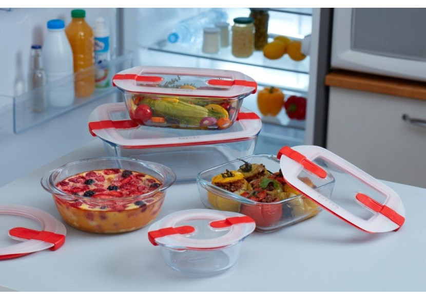 Boîte Alimentaire Cook & Heat - 20 x 17 cm avec couvercle - PY 279598 - Pyrex